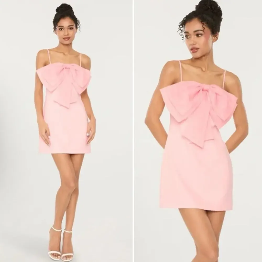 Likely Pink Mini Dress with Bow - Picture 2 of 10